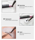EYELASH EXTENSION TWEEZERS FOR VOLUME EYELASH EXTENSION