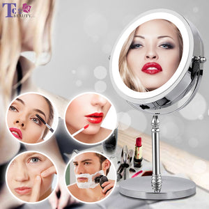 MAKEUP MIRROR WITH LED LIGHT COSMETIC