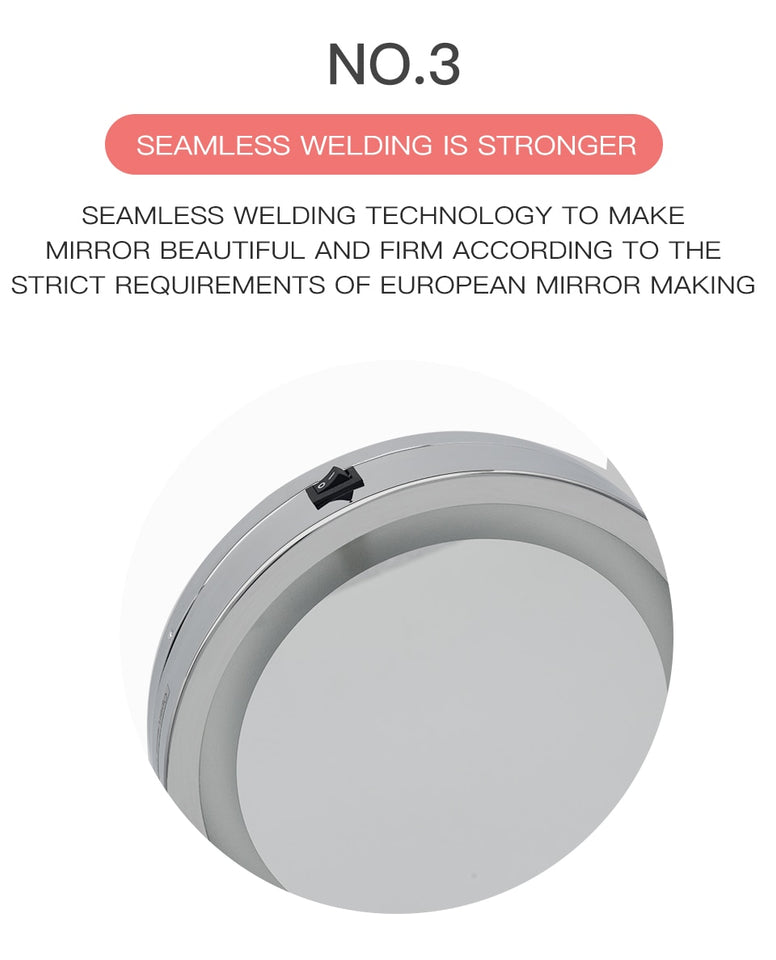 MAKEUP MIRROR WITH LED LIGHT COSMETIC