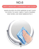 MAKEUP MIRROR WITH LED LIGHT COSMETIC