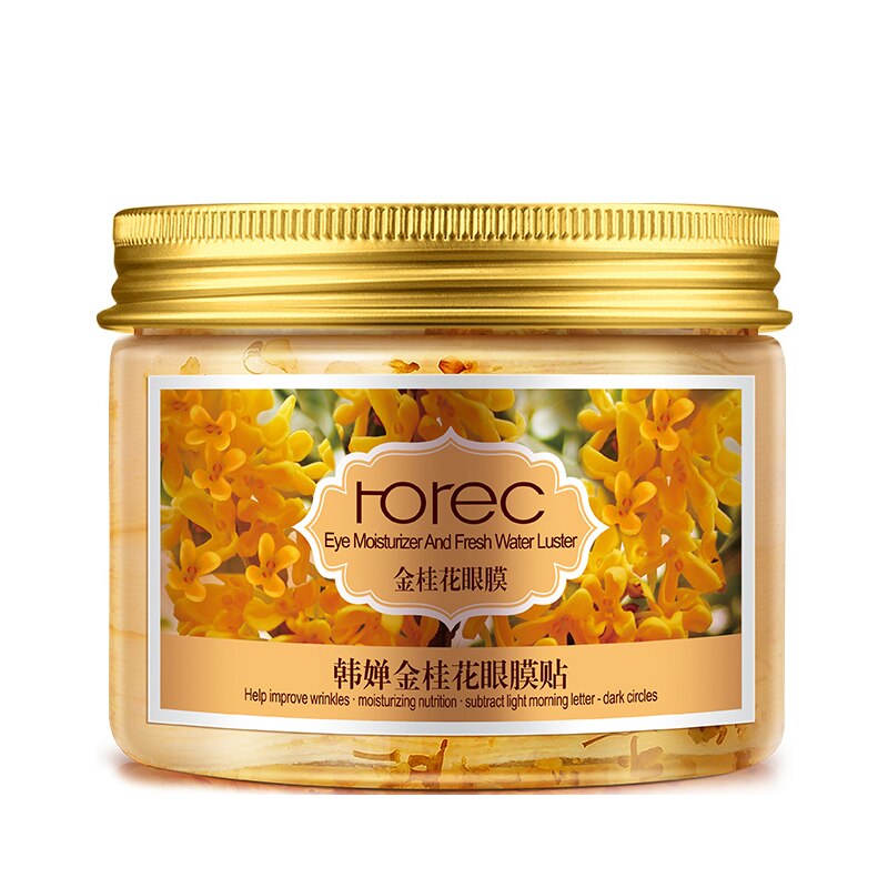 EYE MASK DARK CIRCLES ANTI WRINKLE WHITENING EYE MASK PATCHES FOR PUFFY EYES GEL WHEY PROTEIN GOLD OSMANTHUS MAS