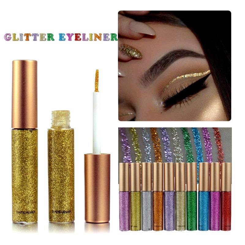 White Gold  Beauty Eye Liner Waterproof 10 Colors