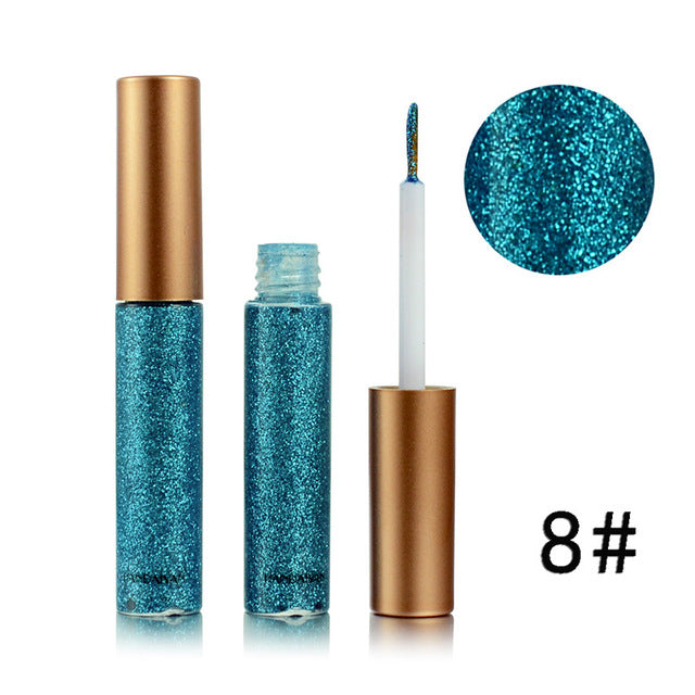 White Gold  Beauty Eye Liner Waterproof 10 Colors