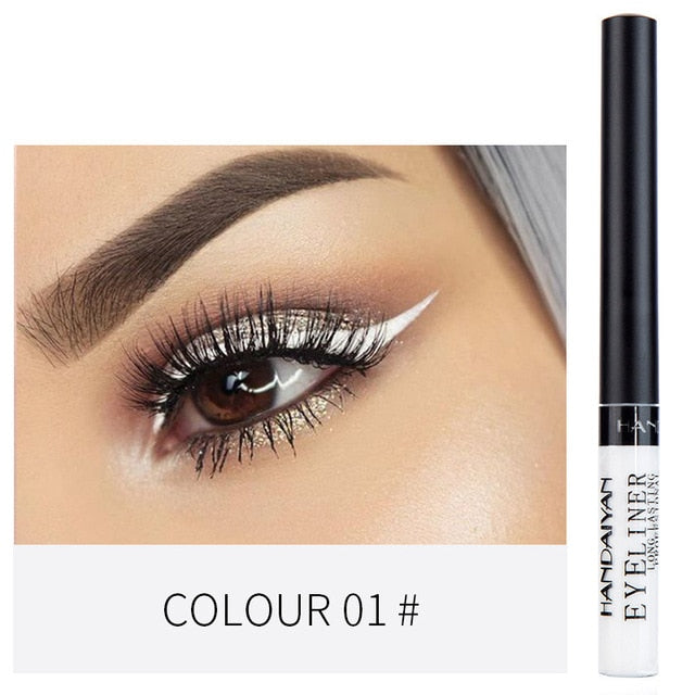 Eyeliner Liquid Waterproof Easy To Wear Make Up 12 Color