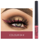 Eyeliner Liquid Waterproof Easy To Wear Make Up 12 Color