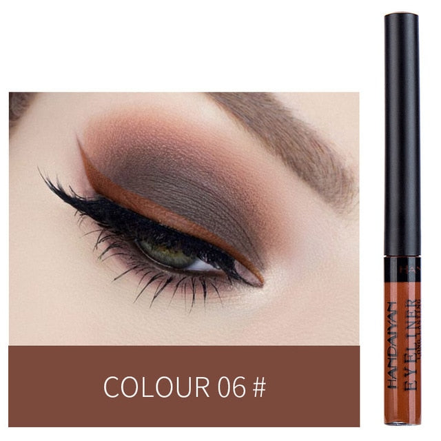 Eyeliner Liquid Waterproof Easy To Wear Make Up 12 Color