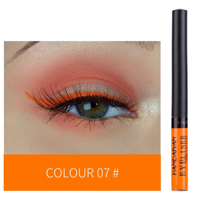 Eyeliner Liquid Waterproof Easy To Wear Make Up 12 Color