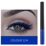 Eyeliner Liquid Waterproof Easy To Wear Make Up 12 Color