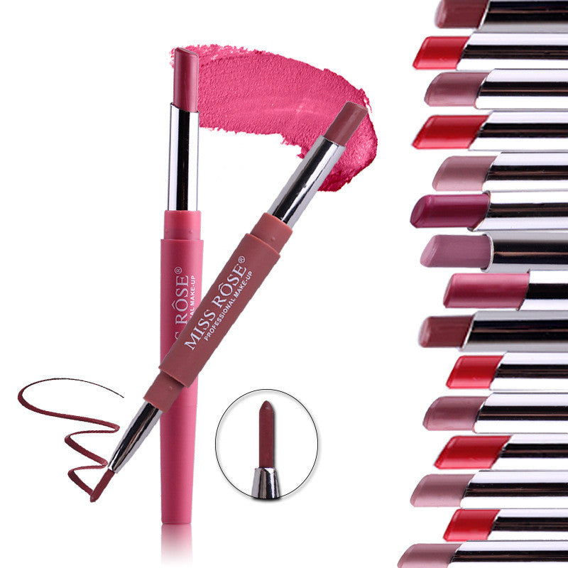 Double-end Lip Makeup Lipstick 14 Color