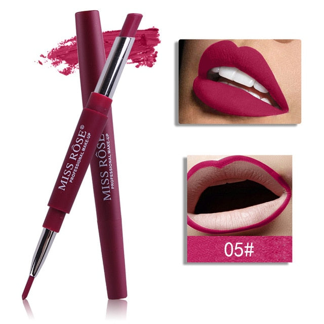 Double-end Lip Makeup Lipstick 14 Color