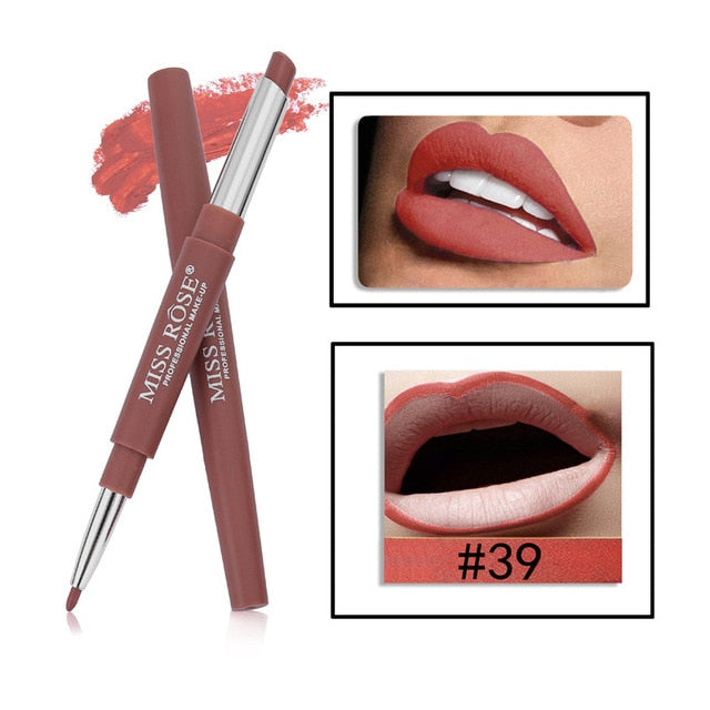 Double-end Lip Makeup Lipstick 14 Color