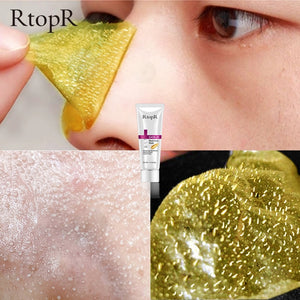 GOLD BLACK FACE MASK