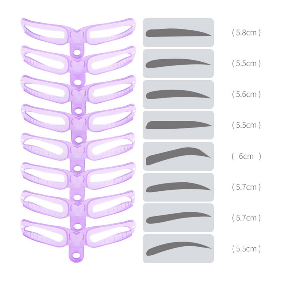 EYEBROW STENCIL EYEBROW RULER