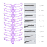 EYEBROW STENCIL EYEBROW RULER