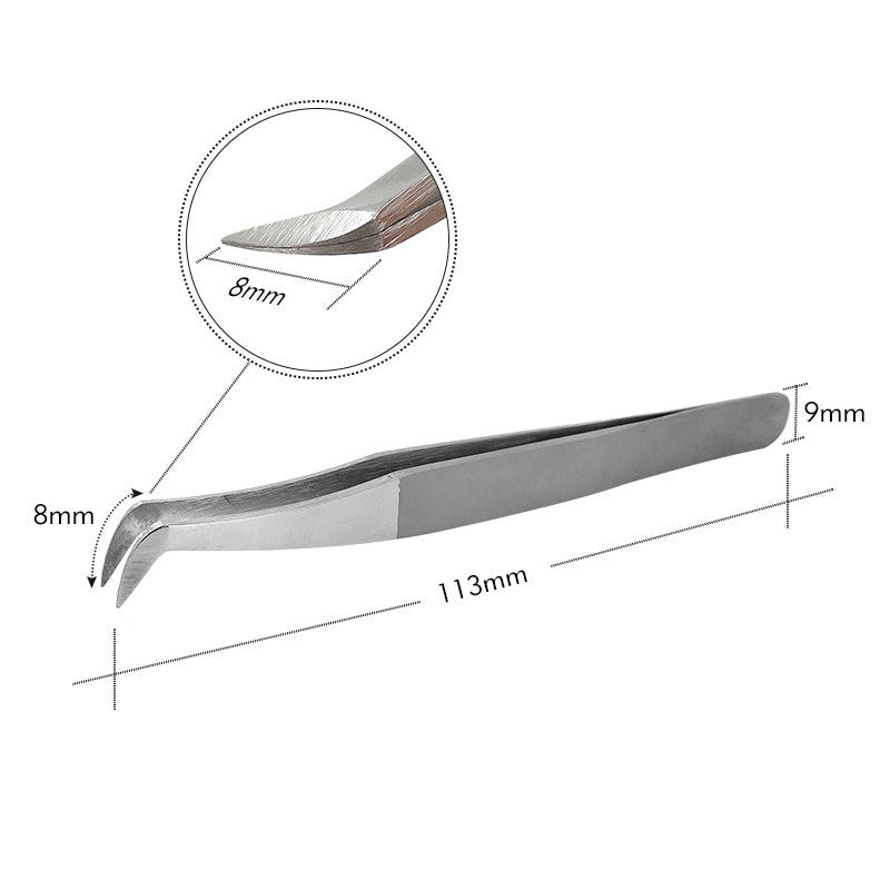 EYELASH EXTENSION TWEEZERS FOR VOLUME EYELASH EXTENSION